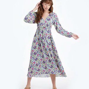 Summersalt Cinched Waist Caftan Dress size M (runs big; size down)